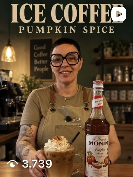 Publicación de La Saca Vintage: Ice coffee pumpkin spice, 3.739 visualizaciones