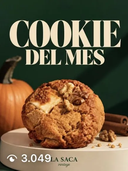 Publicación de La Saca Vintage: Cookie del mes, 3.049 visualizaciones