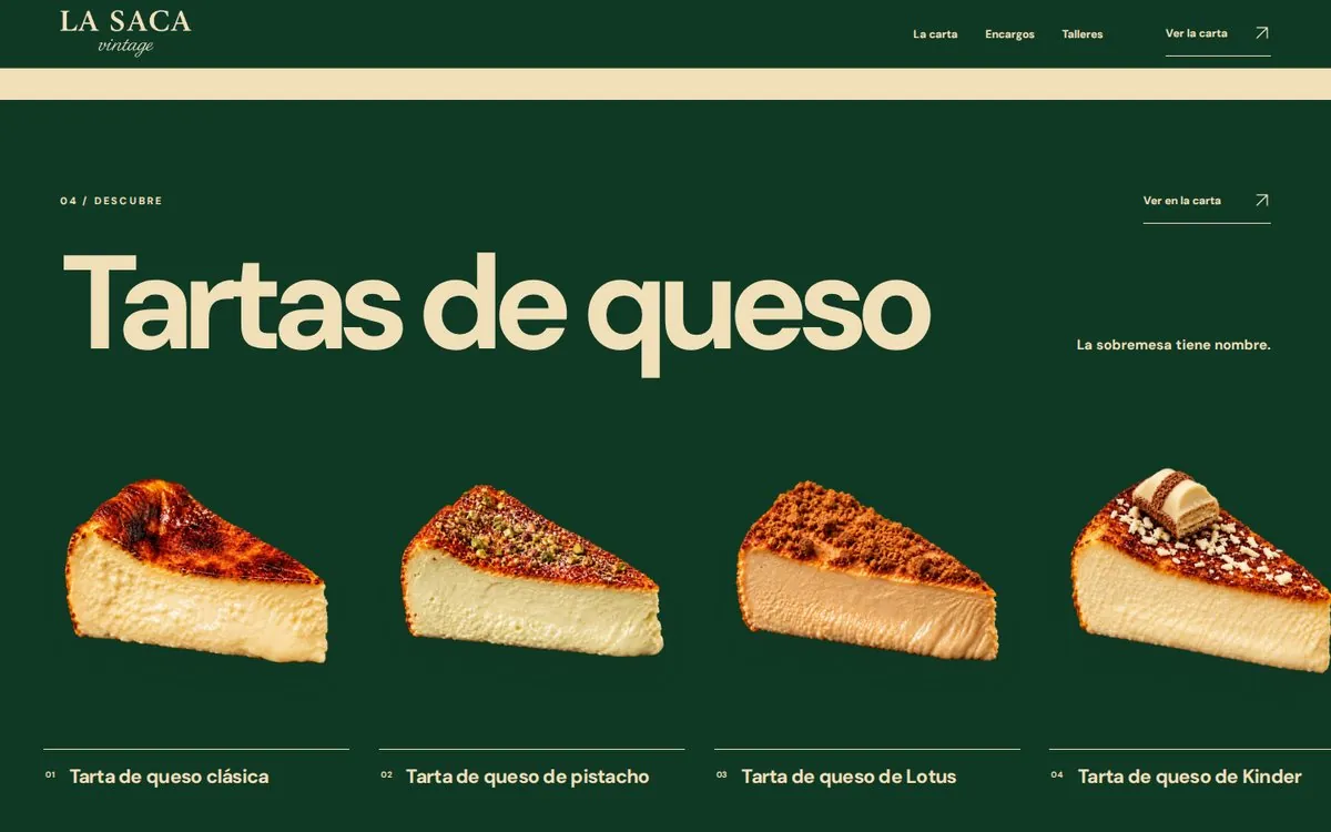 Web de La Saca Vintage, vista 5
